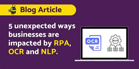 How to Use OCR and NLP for RPA Processes .
